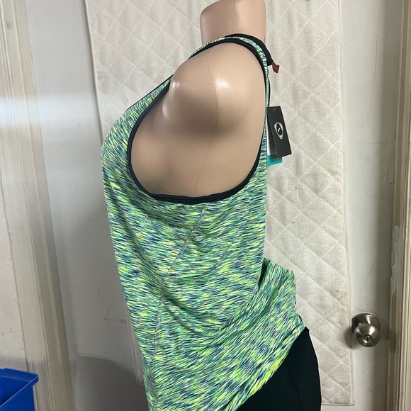 NWT Sport Dri compression fit Women's Racerback Backless Muscle Workout Tank Top - Picture 2 of 4